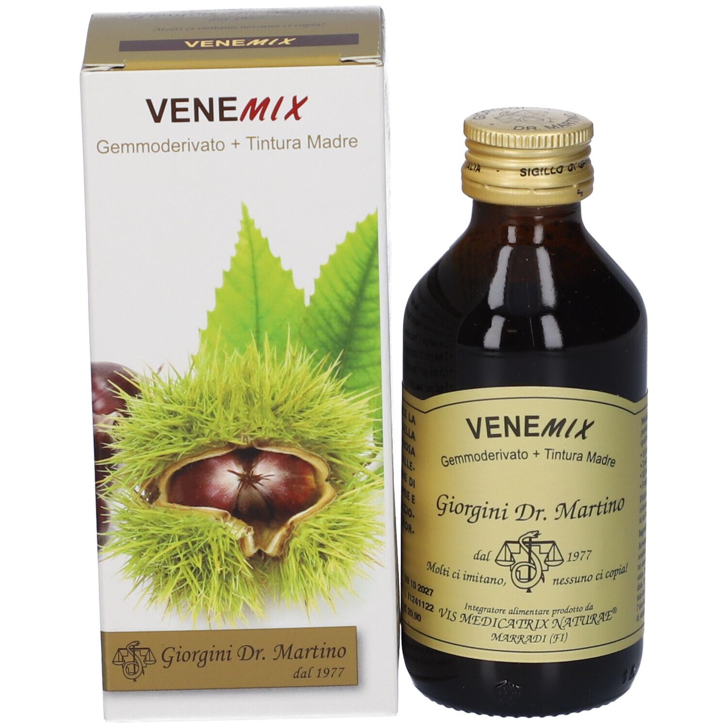 Venemix Gemmoderivato + Tintura Madre Senza Alcool 100 Ml