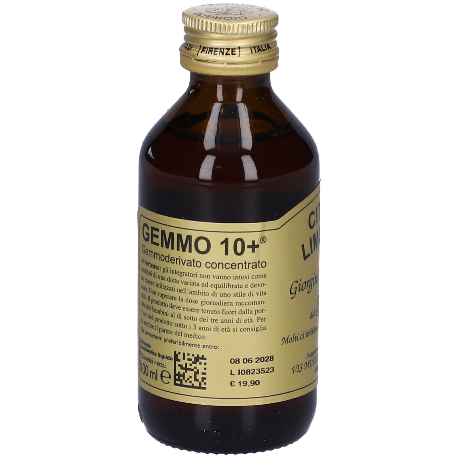 Gemmo 10+ Limone Liquido Ana 100 Ml