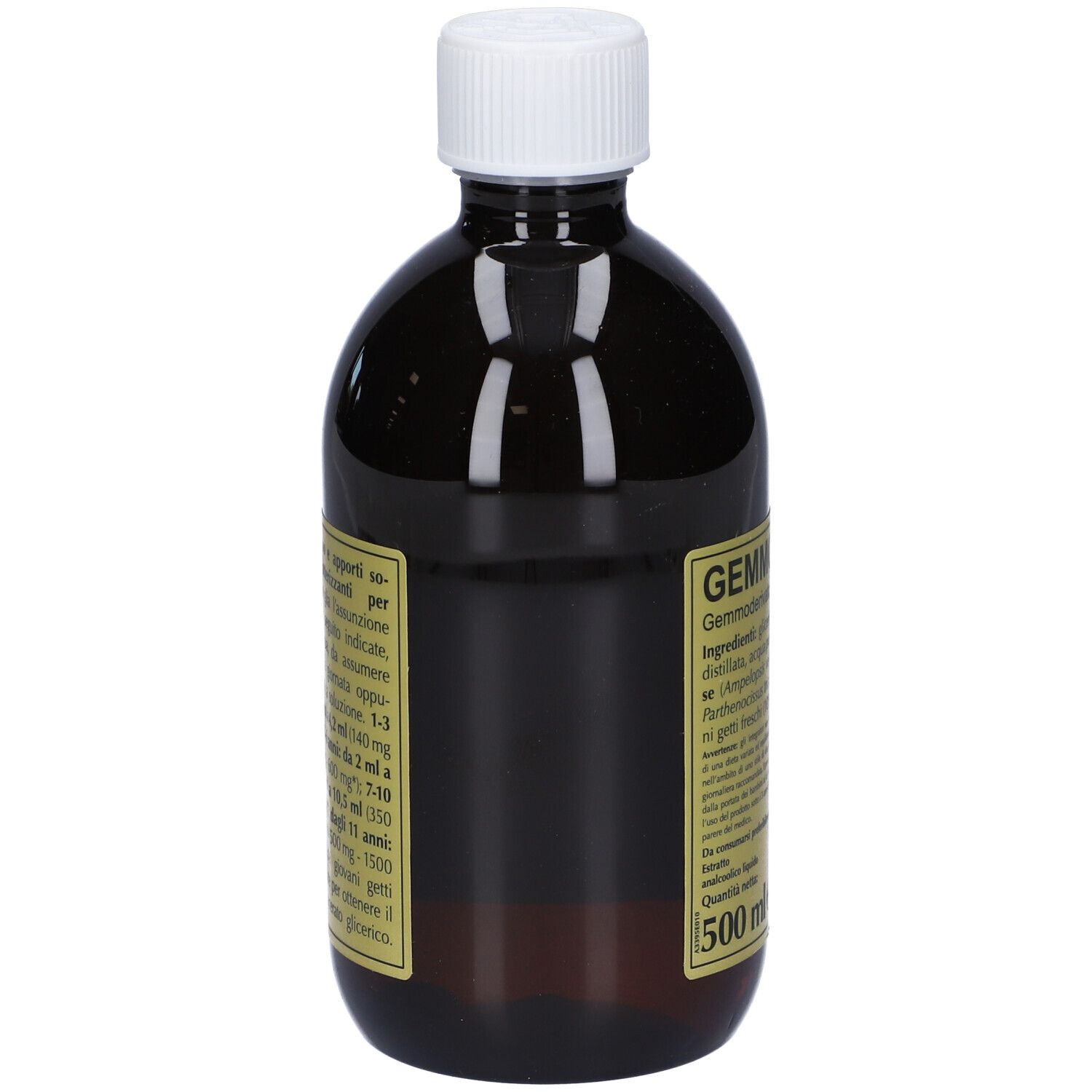 Gemmo 10+ Gemmoderivato Concentrato Liquido Analcolico Ampelopsis Veitchi Vite Canadese 500 Ml