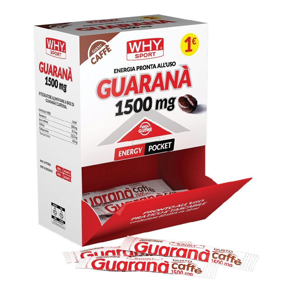 Why Guarana' 1500Mg 1 Barretta Stick 10 Ml