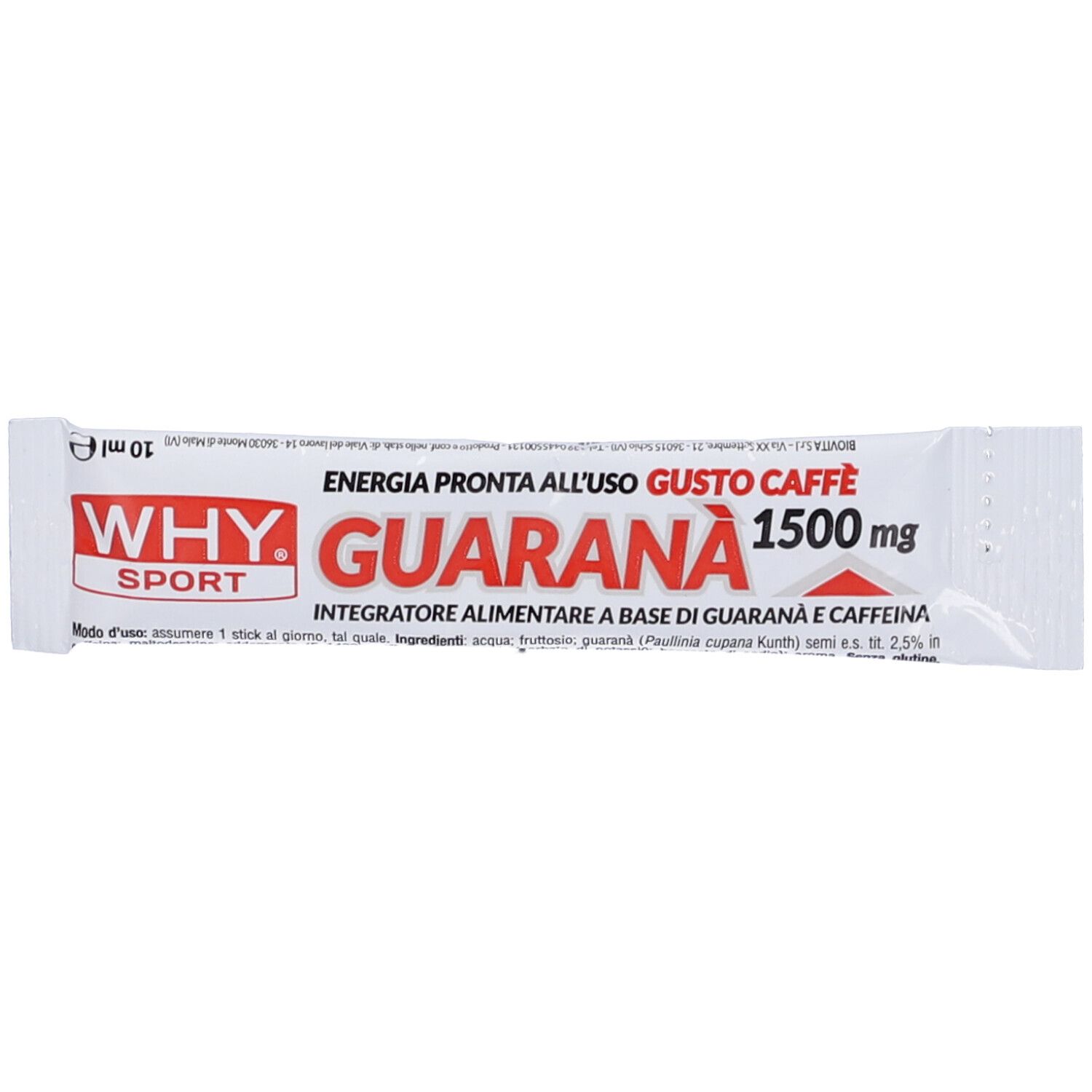 Why Guarana' 1500Mg 1 Barretta Stick 10 Ml