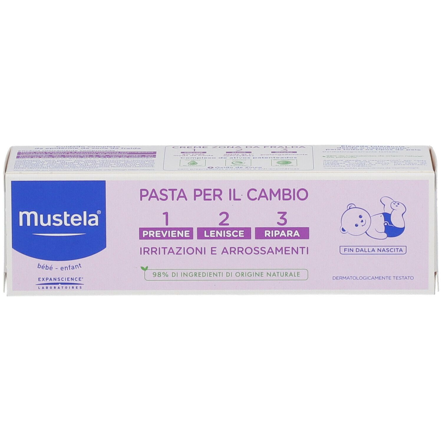 Mustela®  CREMA Pasta Per Il Cambio 1 2 3  IGIENE E CAMBIO