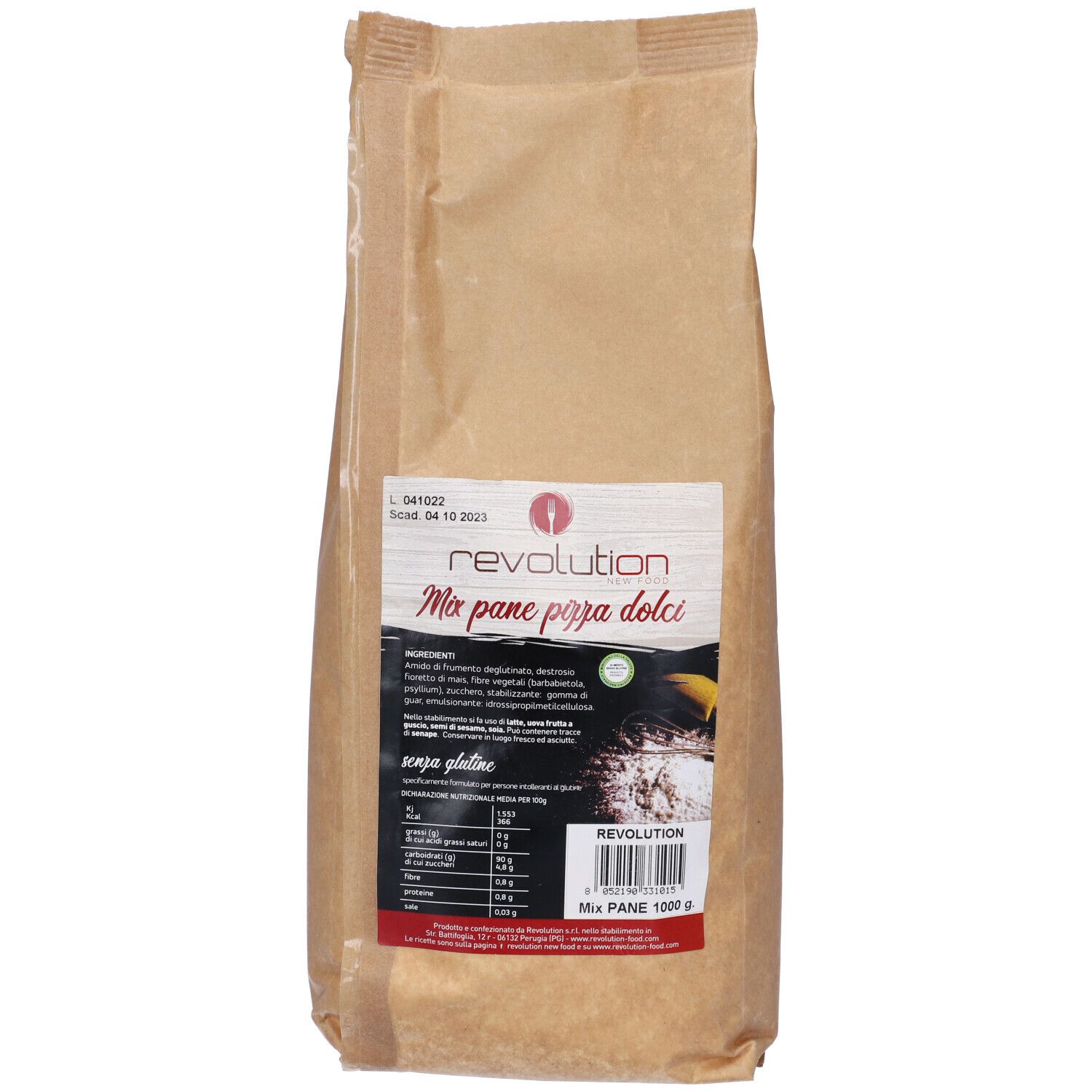 Revolution Mix Pane Pizza E Impasti Lievitati 1Kg