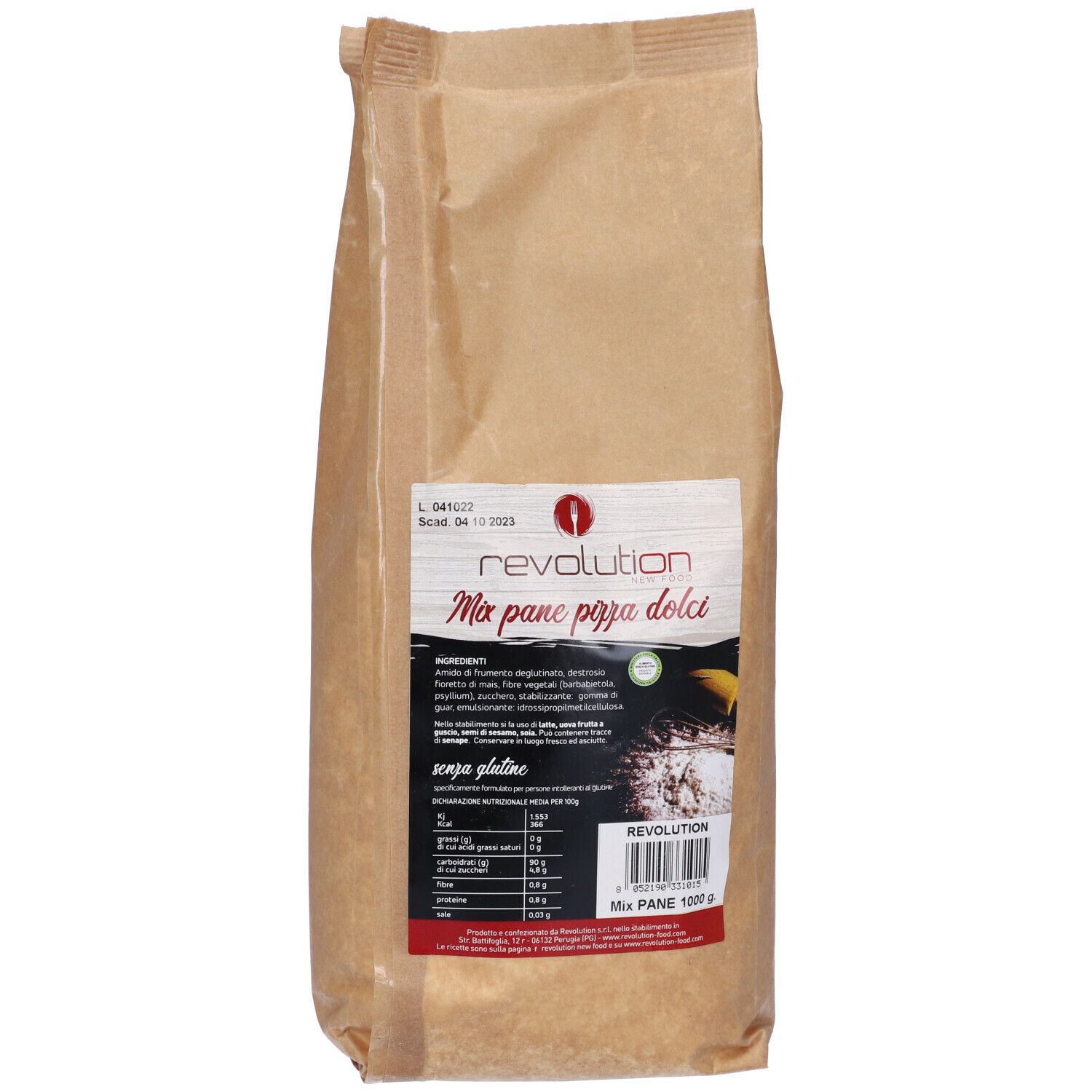 Revolution Mix Pane Pizza E Impasti Lievitati 1Kg