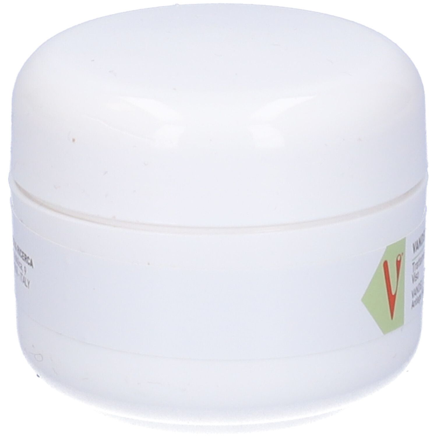 Vaso bianco. Scritta: Vandel Lift Crema, trattamento anti-età. Logo verde.