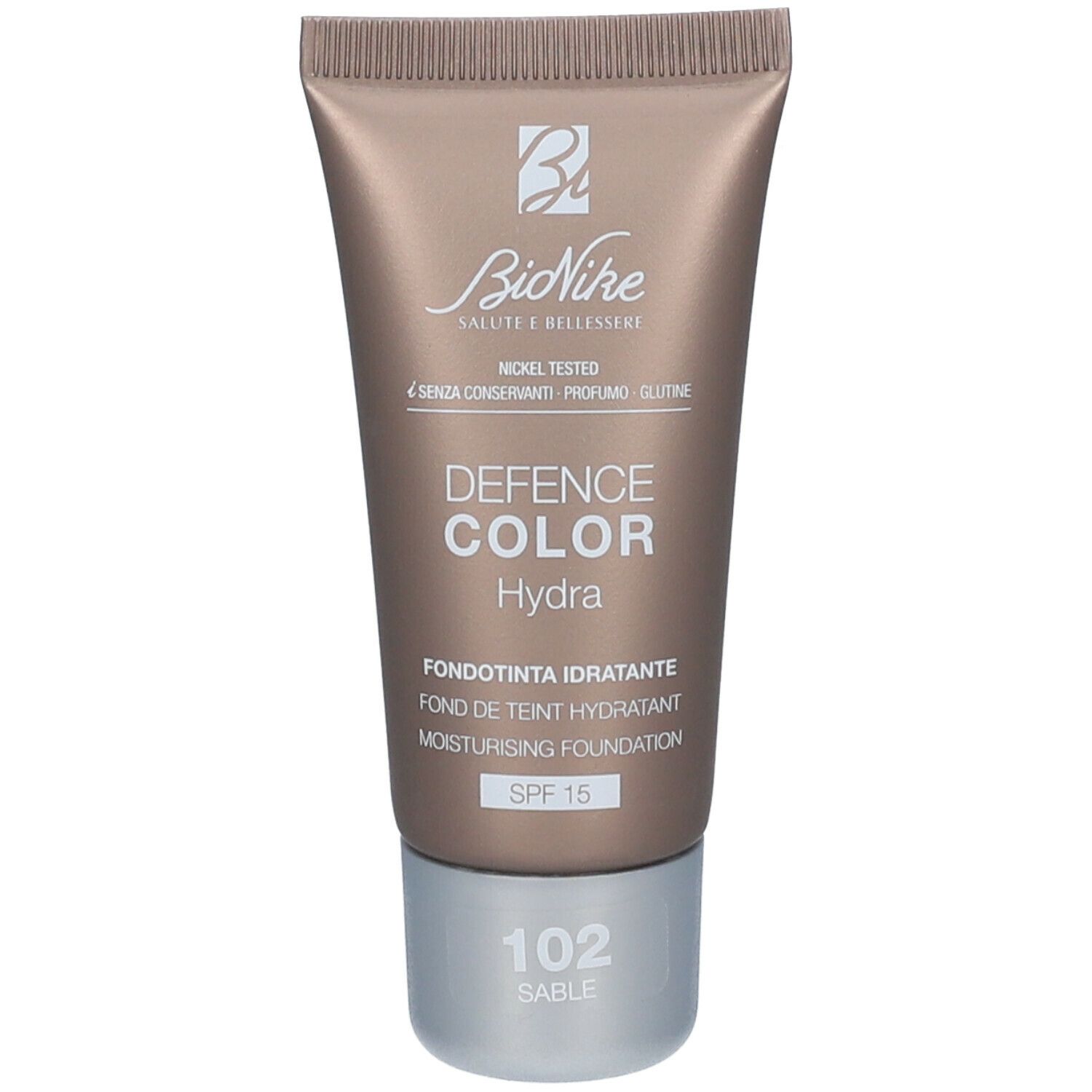 BioNike Defence Color Hydra Fondotinta Idratante 102 Sabbia