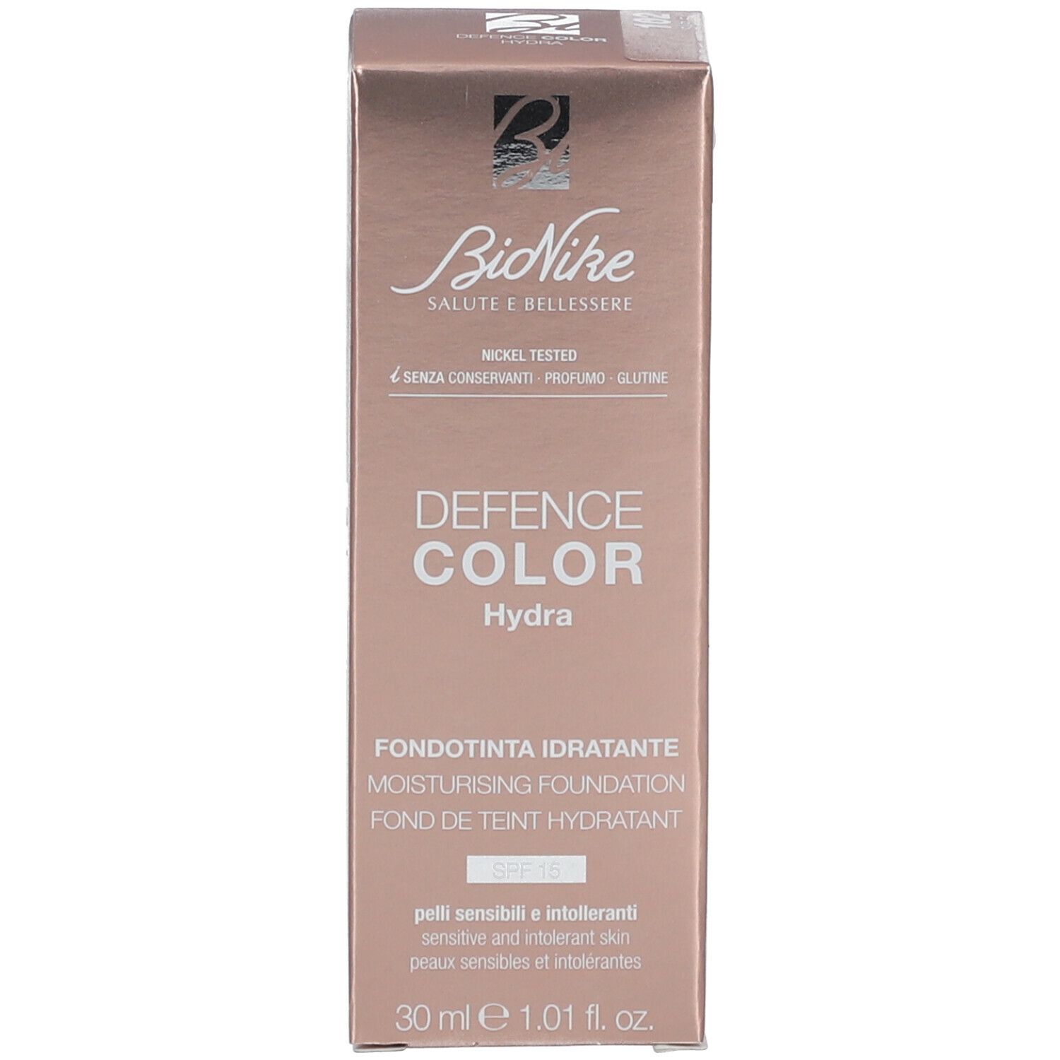 BioNike Defence Color Hydra Fondotinta Idratante 102 Sabbia