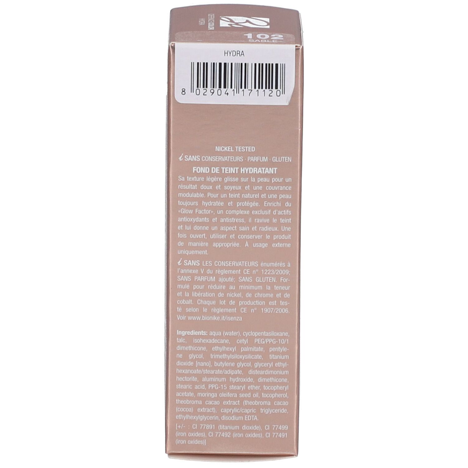 BioNike Defence Color Hydra Fondotinta Idratante 102 Sabbia