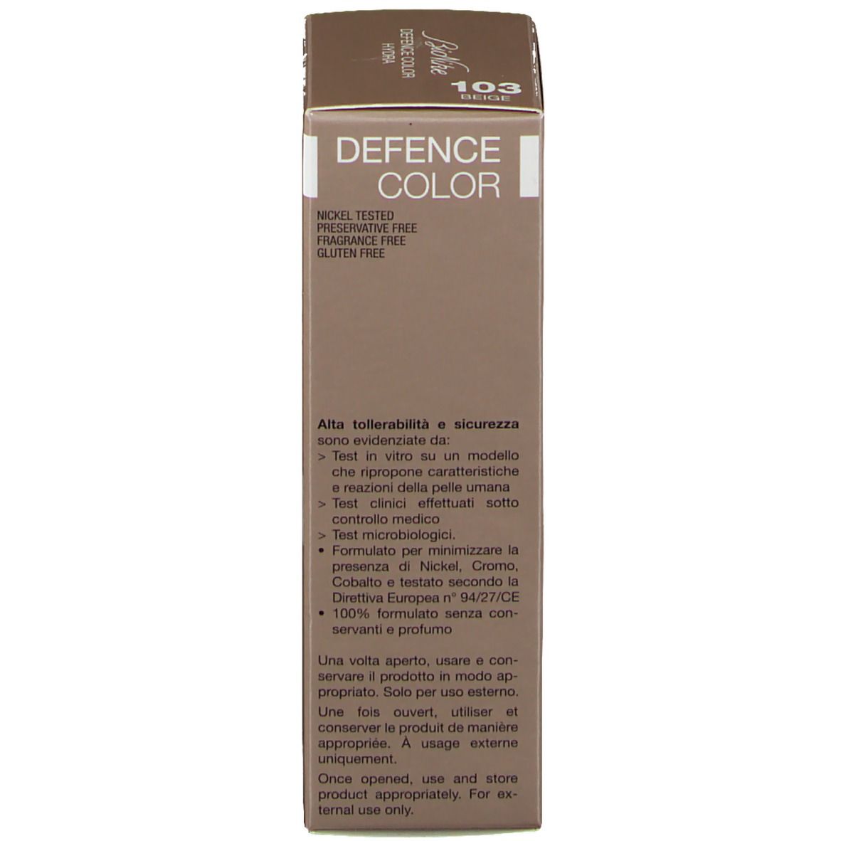 BioNike DEFENCE COLOR Idratante 103