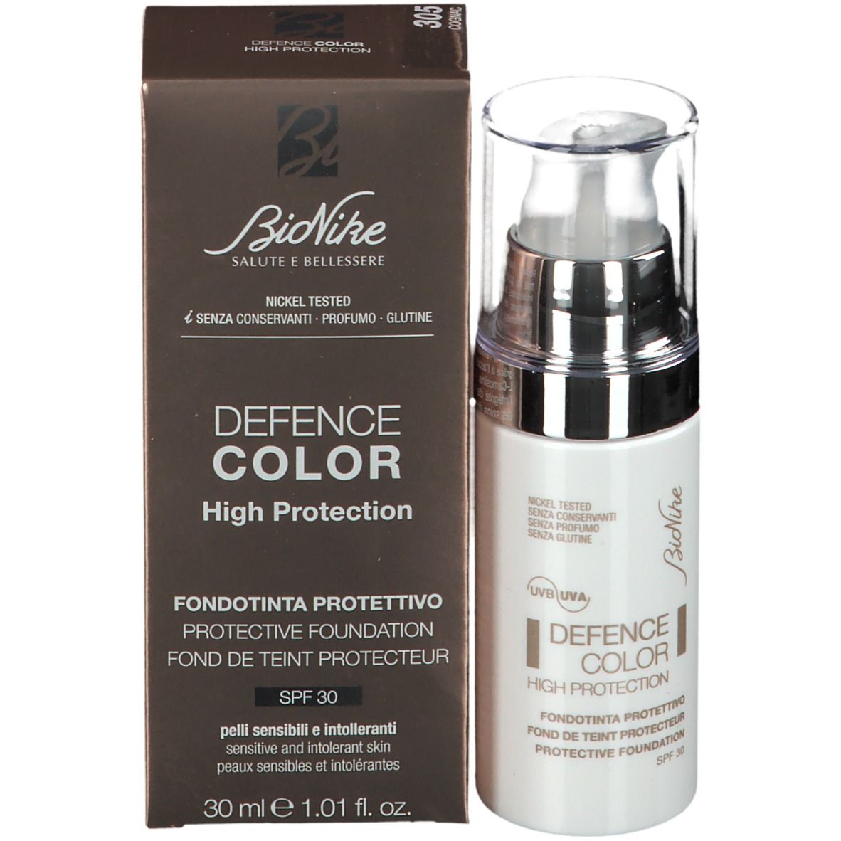 BioNike DEFENCE COLOR High Protection  SPF30 305 Cognac