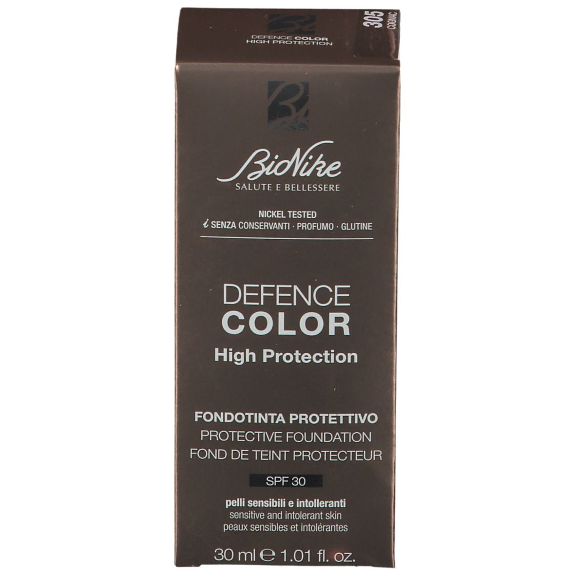 BioNike DEFENCE COLOR High Protection  SPF30 305 Cognac