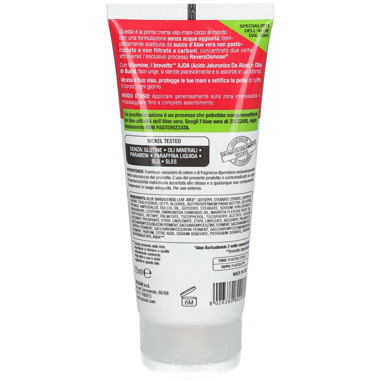 ZUCCARI Crema d’Aloe Universale