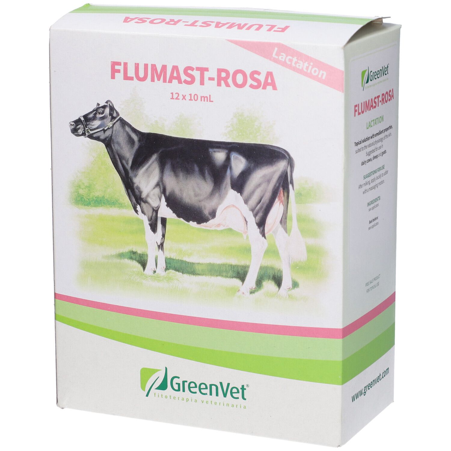 Greenvet Flumast Rosa Derm 12 Siringhe Da 10 Ml