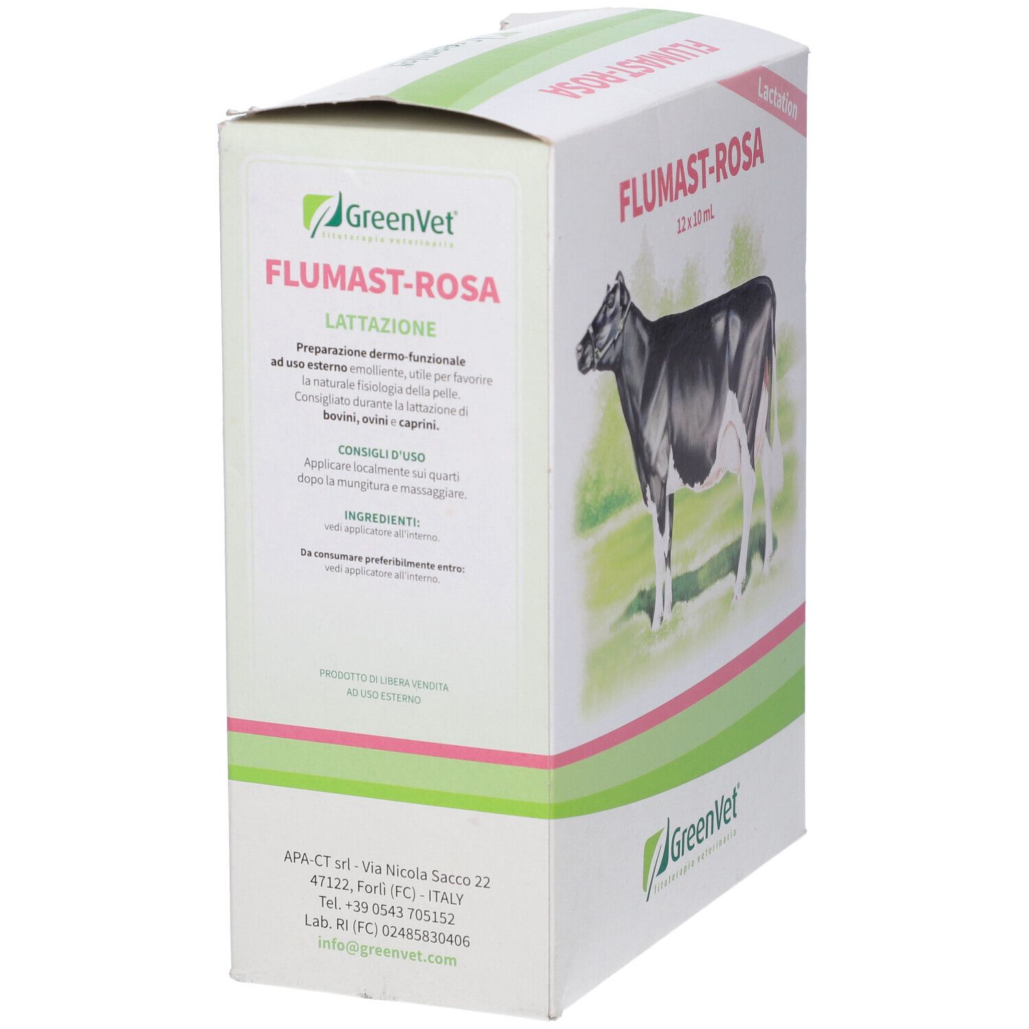 Greenvet Flumast Rosa Derm 12 Siringhe Da 10 Ml