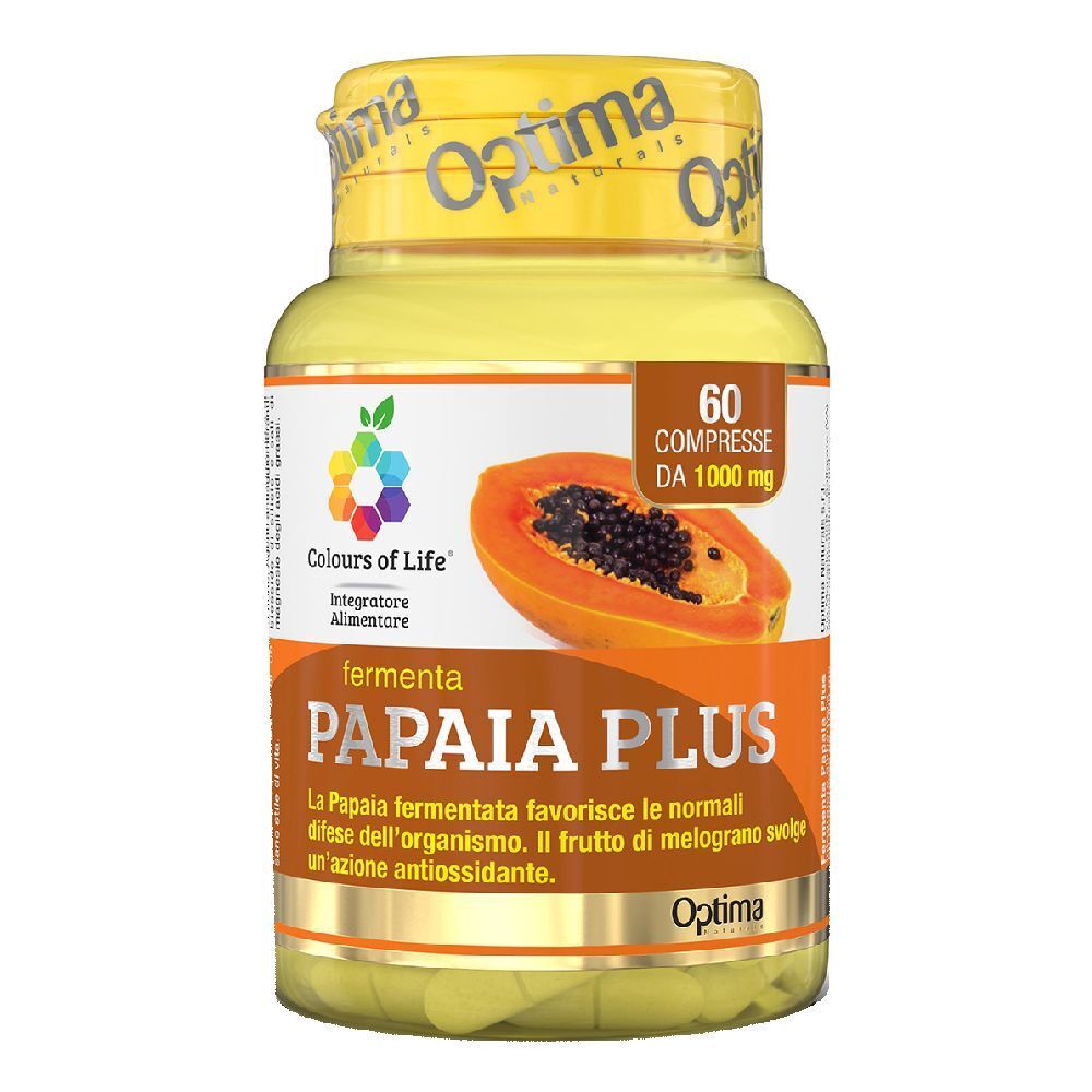 Colours Of Life Fermenta Papaia Plus 60 Compresse 1000 Mg