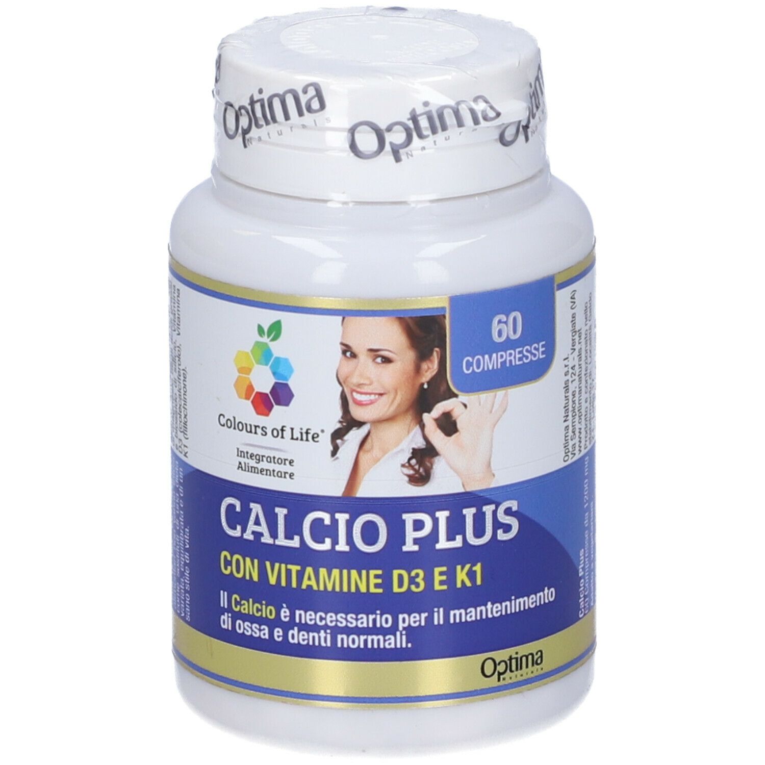 Colours Of Life Calcio Plus 60 Compresse 1200 Mg