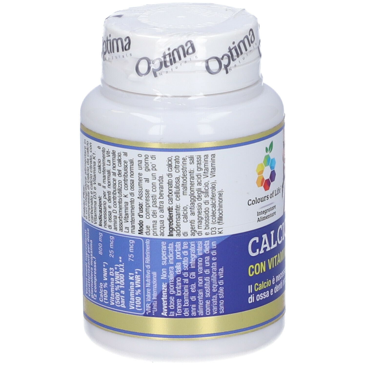 Colours Of Life Calcio Plus 60 Compresse 1200 Mg