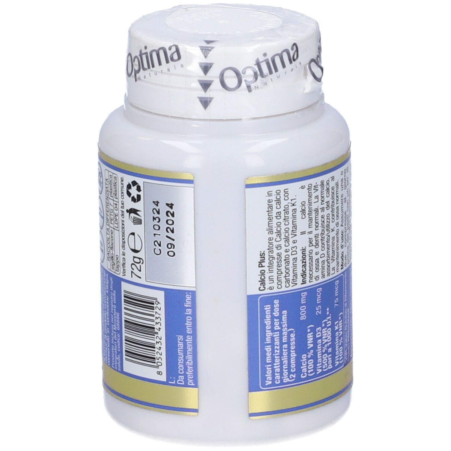 Colours Of Life Calcio Plus 60 Compresse 1200 Mg