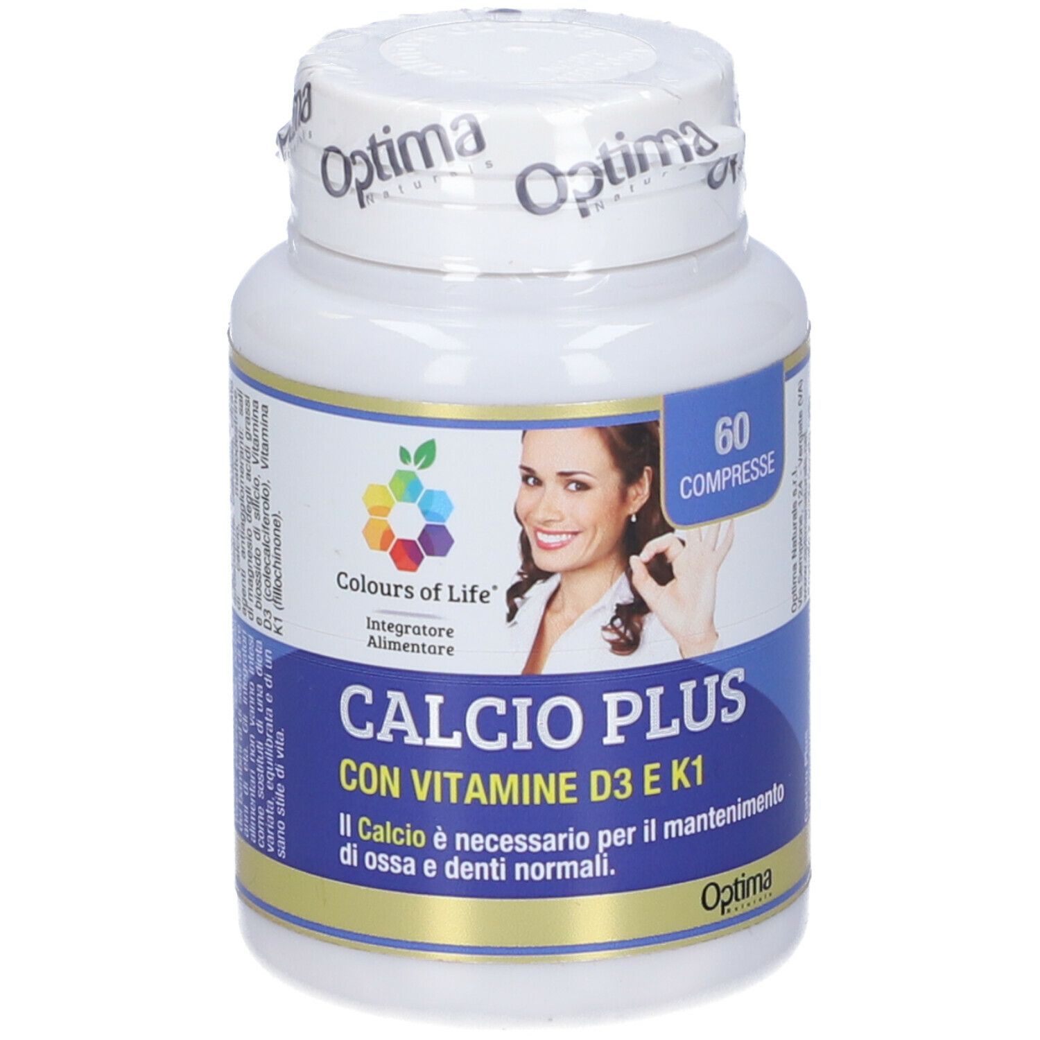 Colours Of Life Calcio Plus 60 Compresse 1200 Mg