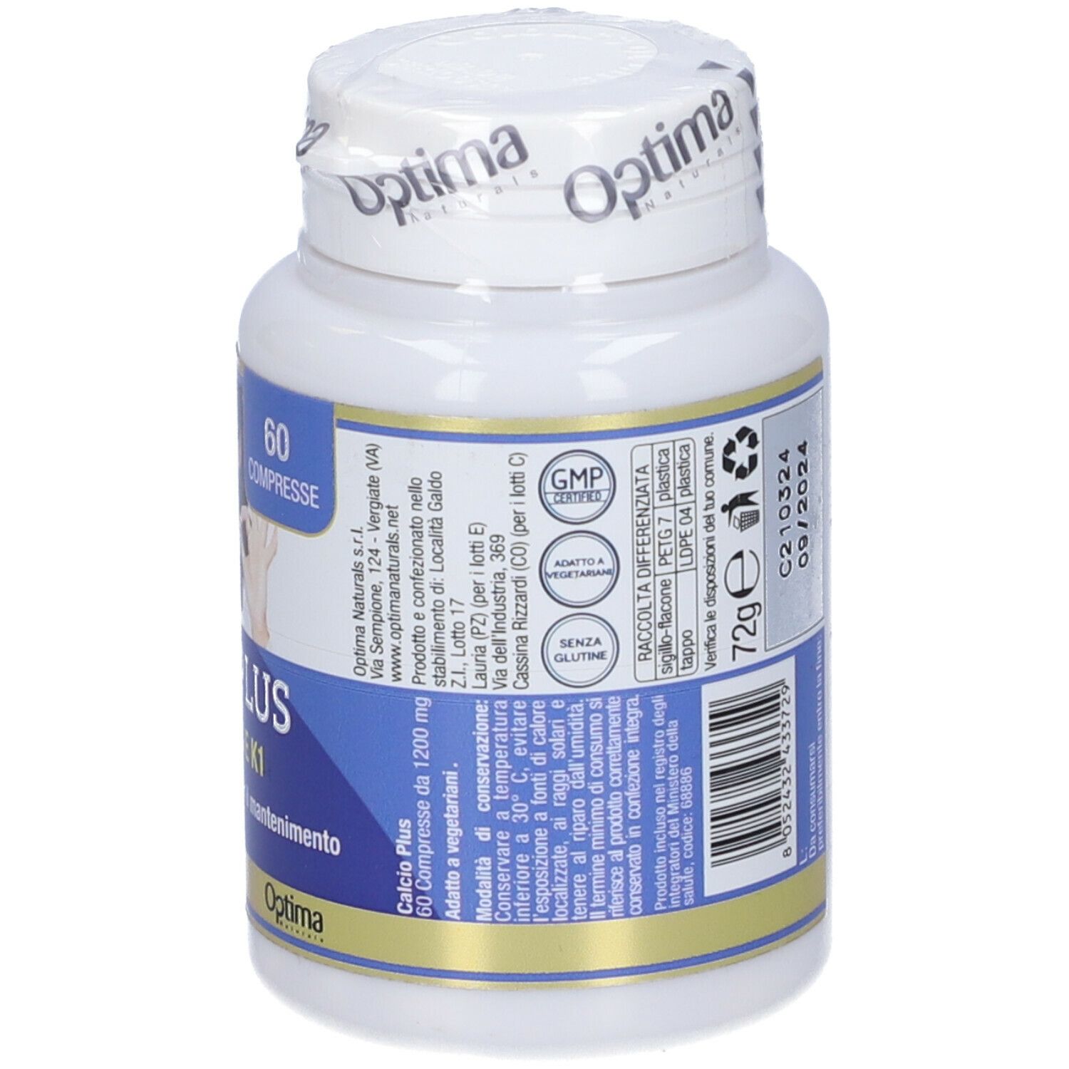 Colours Of Life Calcio Plus 60 Compresse 1200 Mg