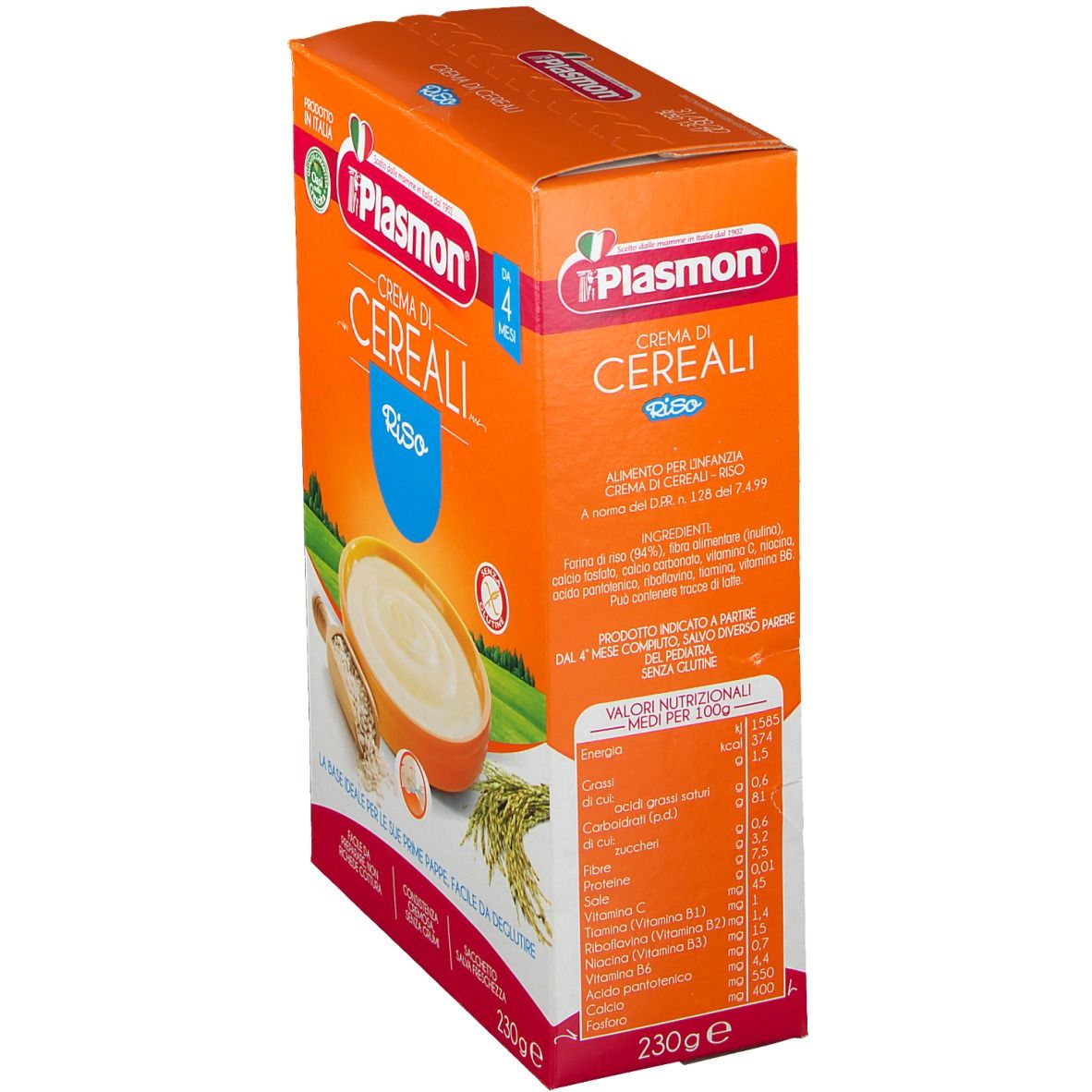Plasmon® Crema di Cereali Riso 230 g