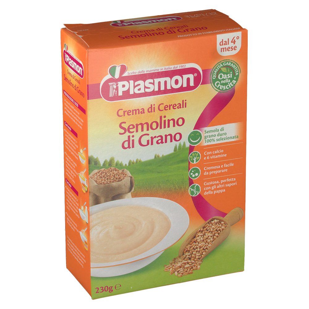 Distribuzione Alimentare SEMOLINO DI GRANO CON GLUTINE PLASMON G.230