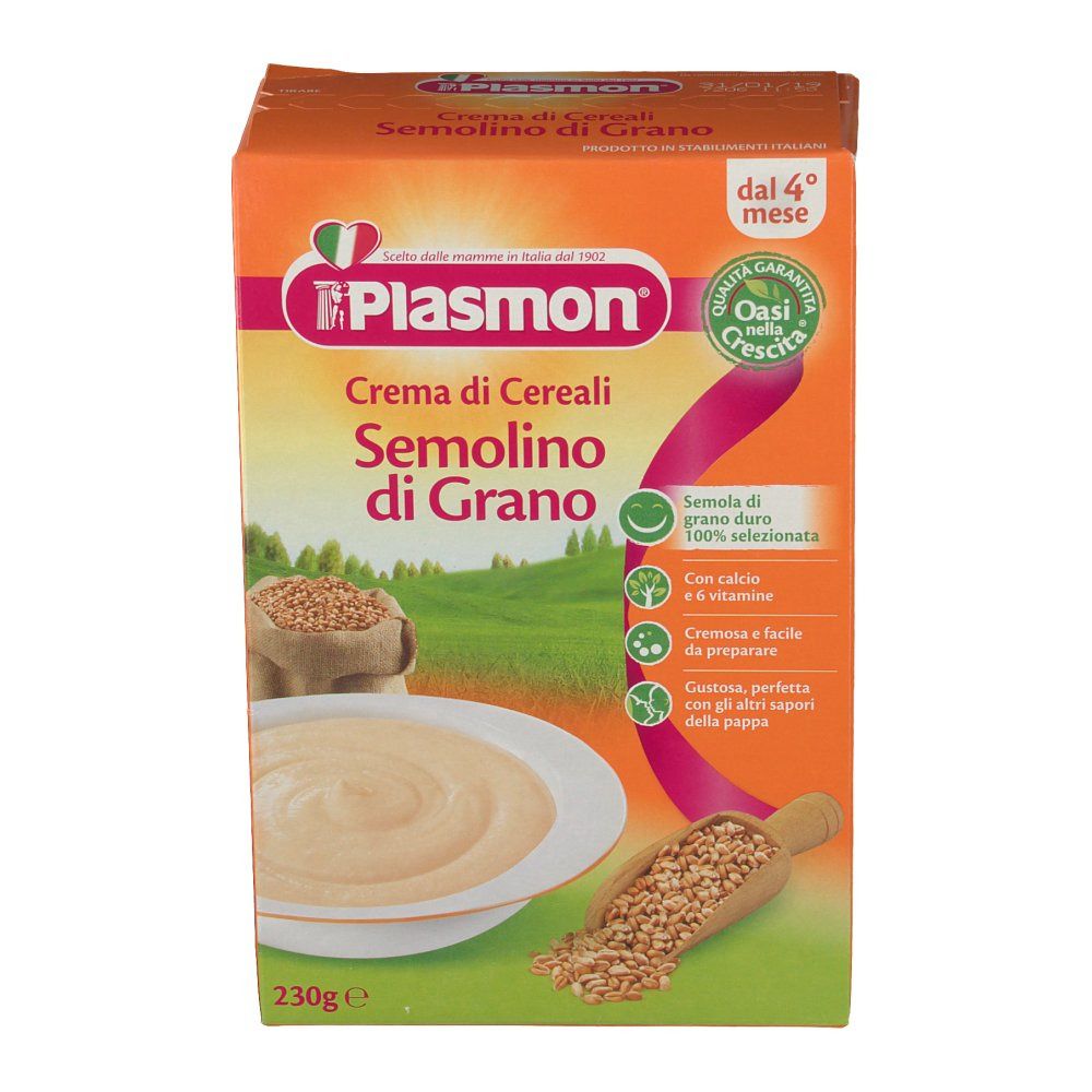 Distribuzione Alimentare SEMOLINO DI GRANO CON GLUTINE PLASMON G.230