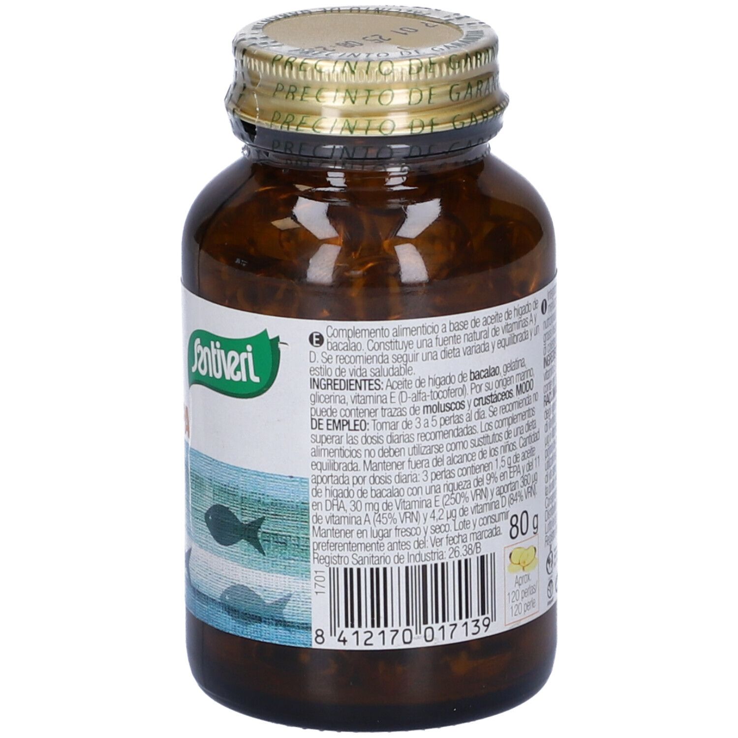 Olio Di Fegato Di Merluzzo 120 Perle Flacone 84 G