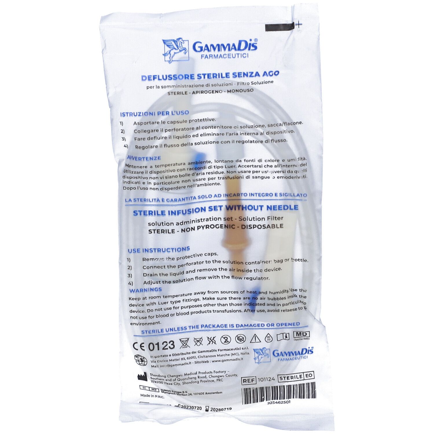 Deflussore Sterile Senza Ago Gammadis