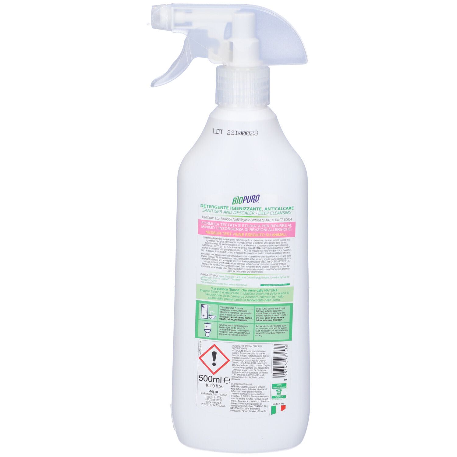 Biopuro Bagno & Sanitari 500Ml