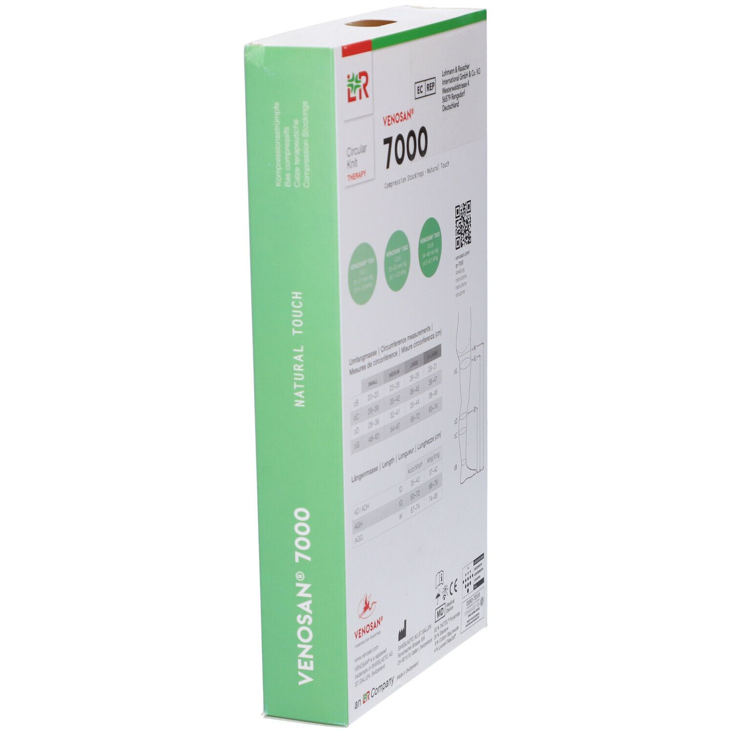 Venosan 7001 K1 Gambaletto Beige Corto Punta Chiusa M