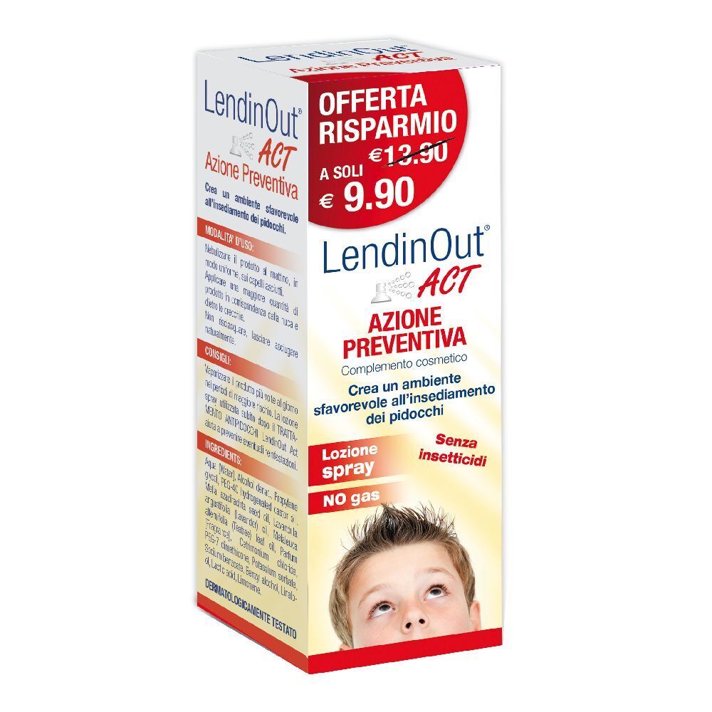 Lendinout Act Azione Preventiva Spray 100 Ml