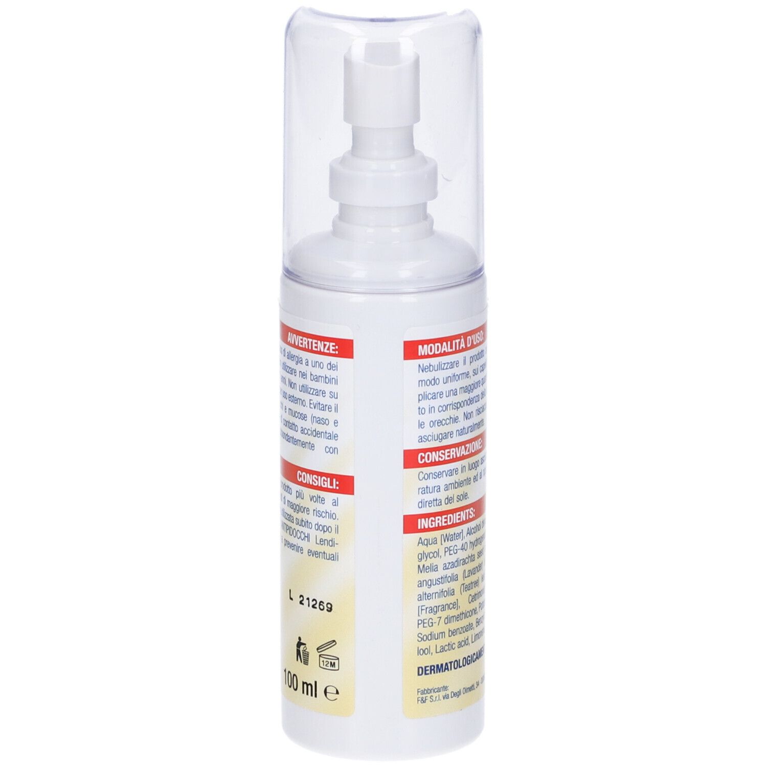 Lendinout Act Azione Preventiva Spray 100 Ml