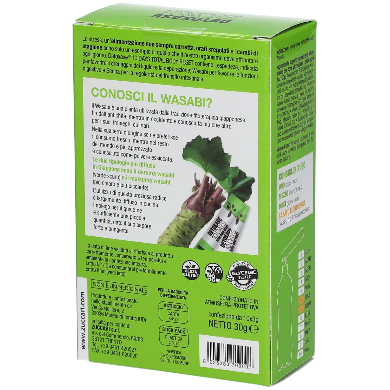 ZUCCARI DETOXASE® 10 Days Total Body reset