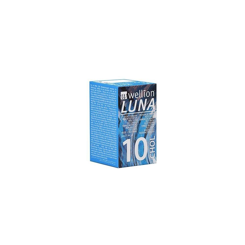 Wellion Luna 10 Strips Strisce Per Misurazione Colesterolo
