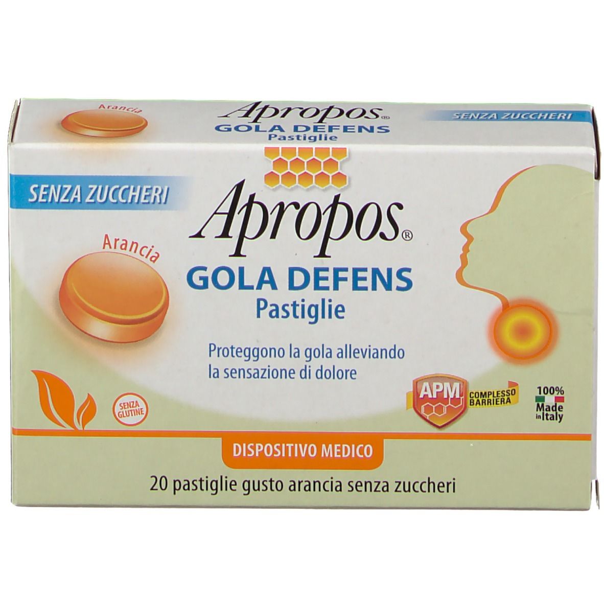 Apropos® Gola Defens Pastiglie Arancia Senza Zuccheri
