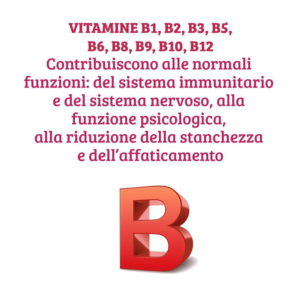 Elenco delle vitamine B e delle loro funzioni, grande B rossa.