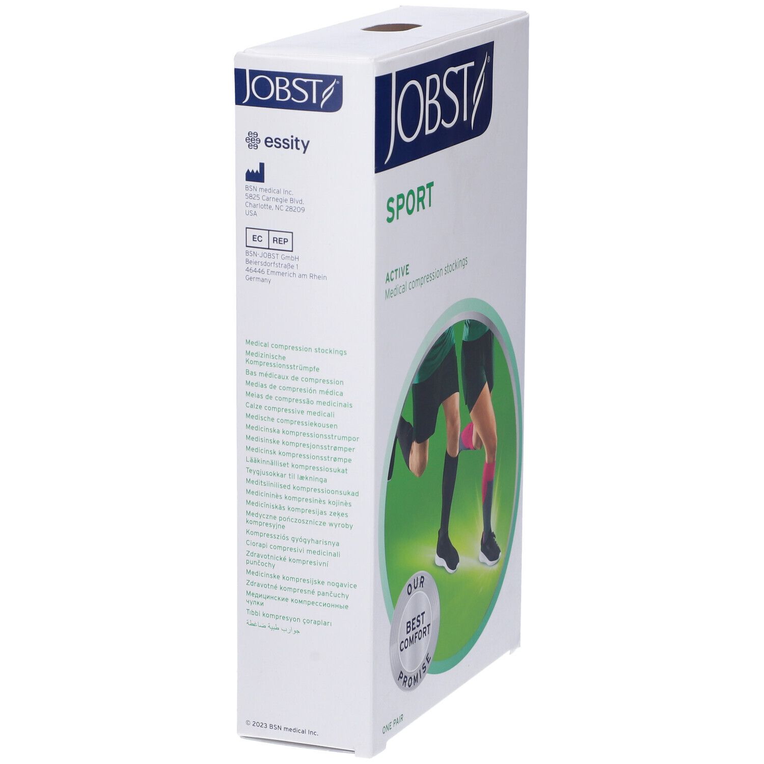JOBST SPORT 15-20mmHg GRIGIO M