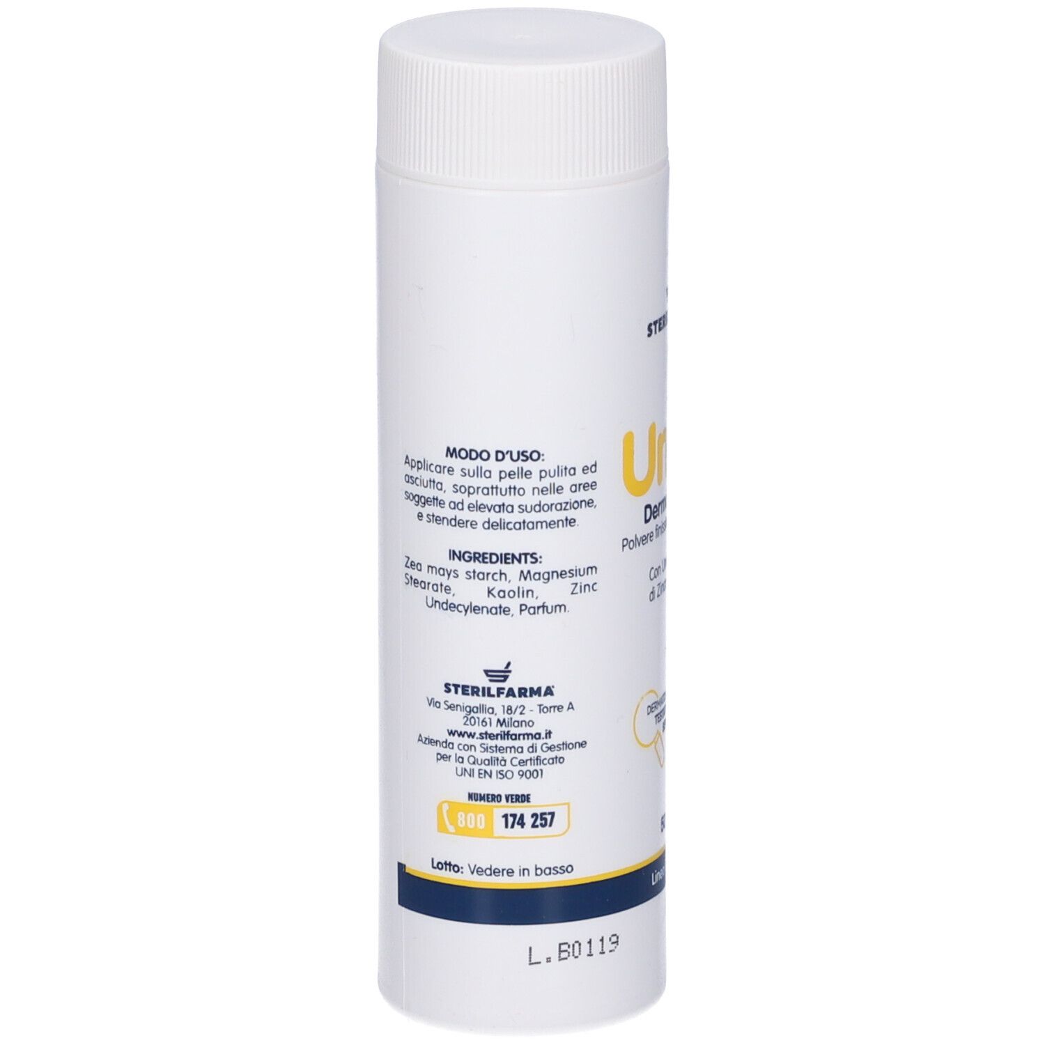 Unico Dermo Argilla Polvere Senza Talco 50 G