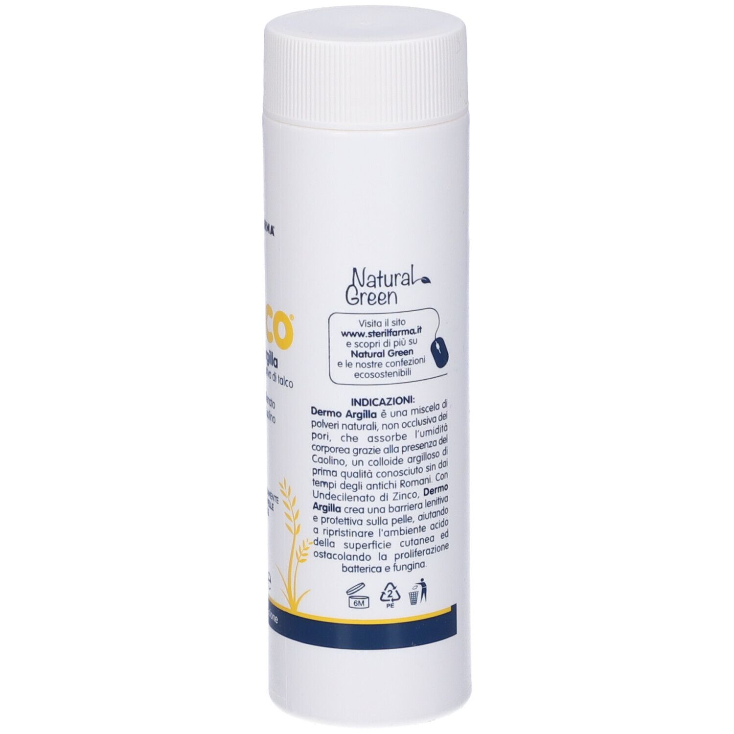 Unico Dermo Argilla Polvere Senza Talco 50 G