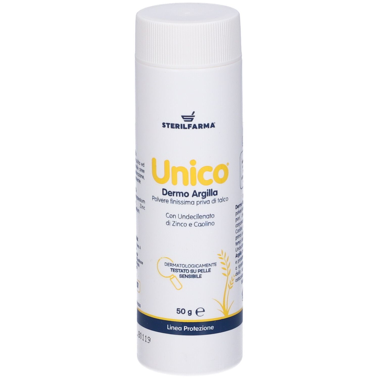Unico Dermo Argilla Polvere Senza Talco 50 G