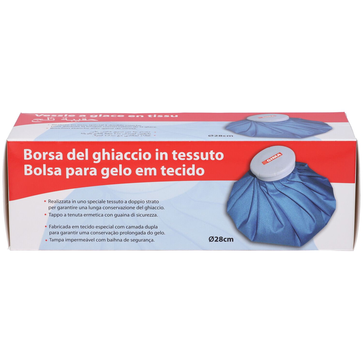 GIMA Borsa Ghiaccio Diam 28 Cm - Apertura 6 Cm