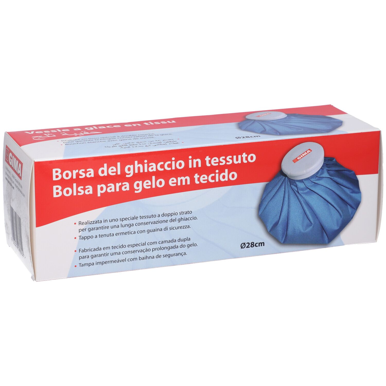 GIMA Borsa Ghiaccio Diam 28 Cm - Apertura 6 Cm