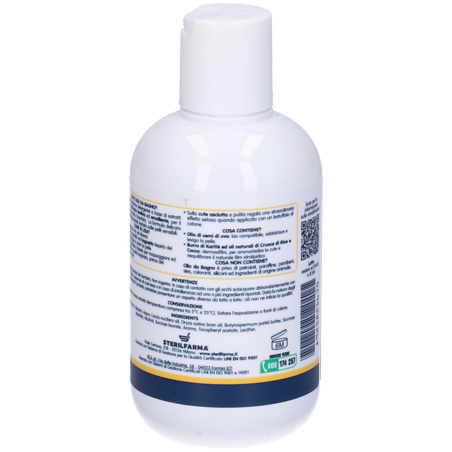 Unico Olio Da Bagno 200 Ml