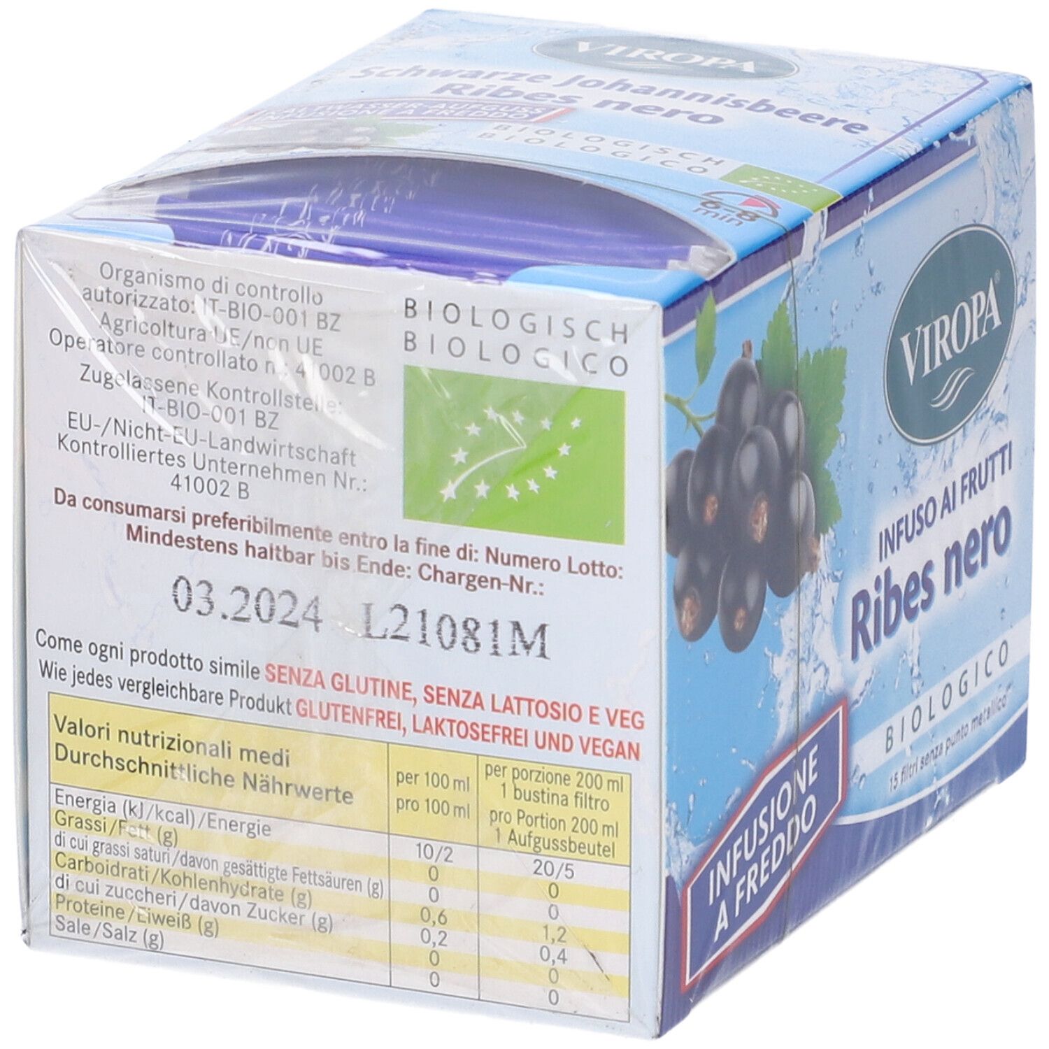 Ribes Nero Infusione A Freddo