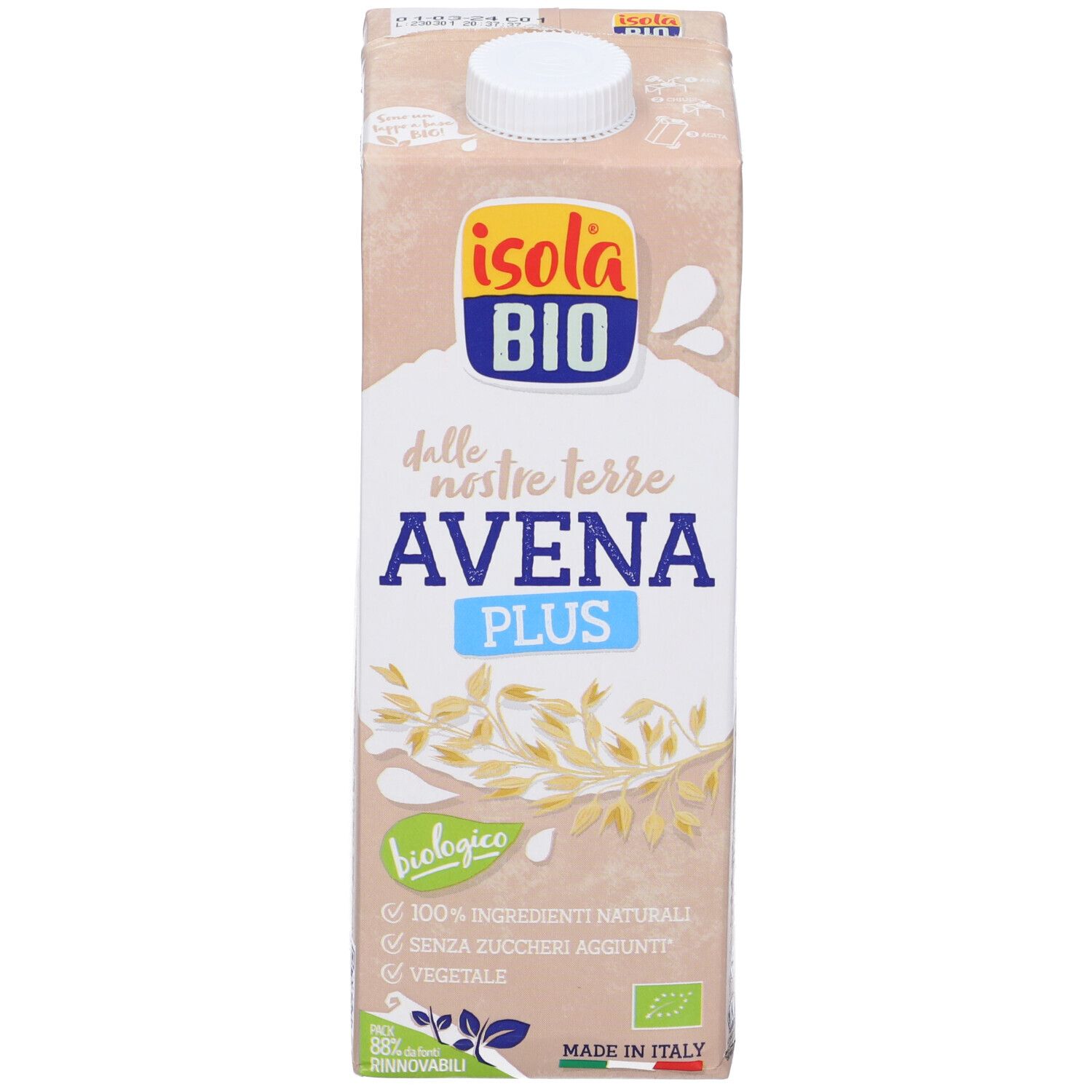 Isola Bio Avena Plus 1L