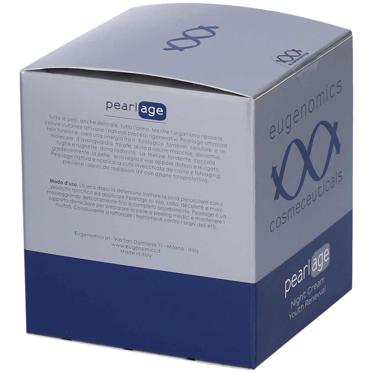 Eugenomics Trattamento Viso Pearlage Crema Viso Notte