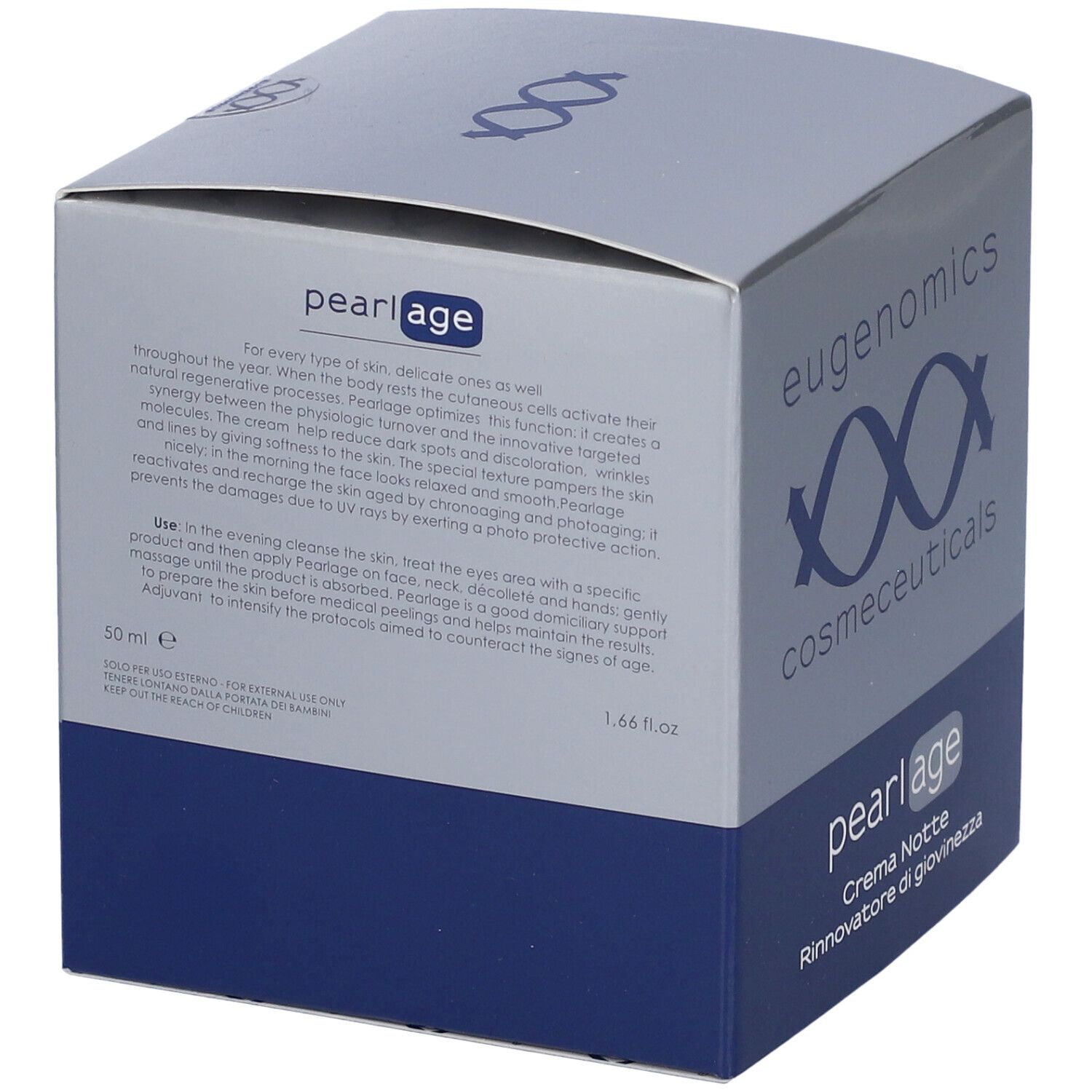 Eugenomics Trattamento Viso Pearlage Crema Viso Notte