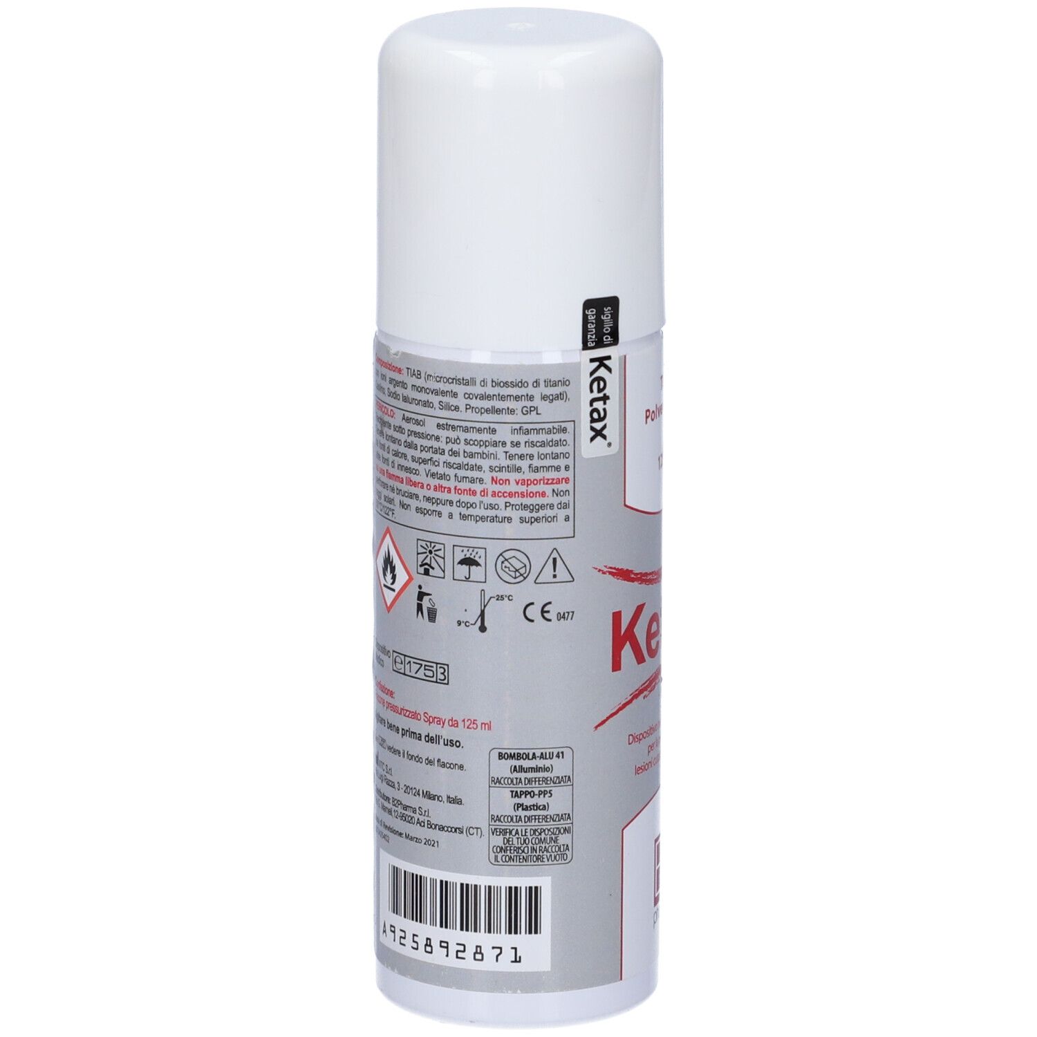 Ketax Polvere Spray 125 Ml