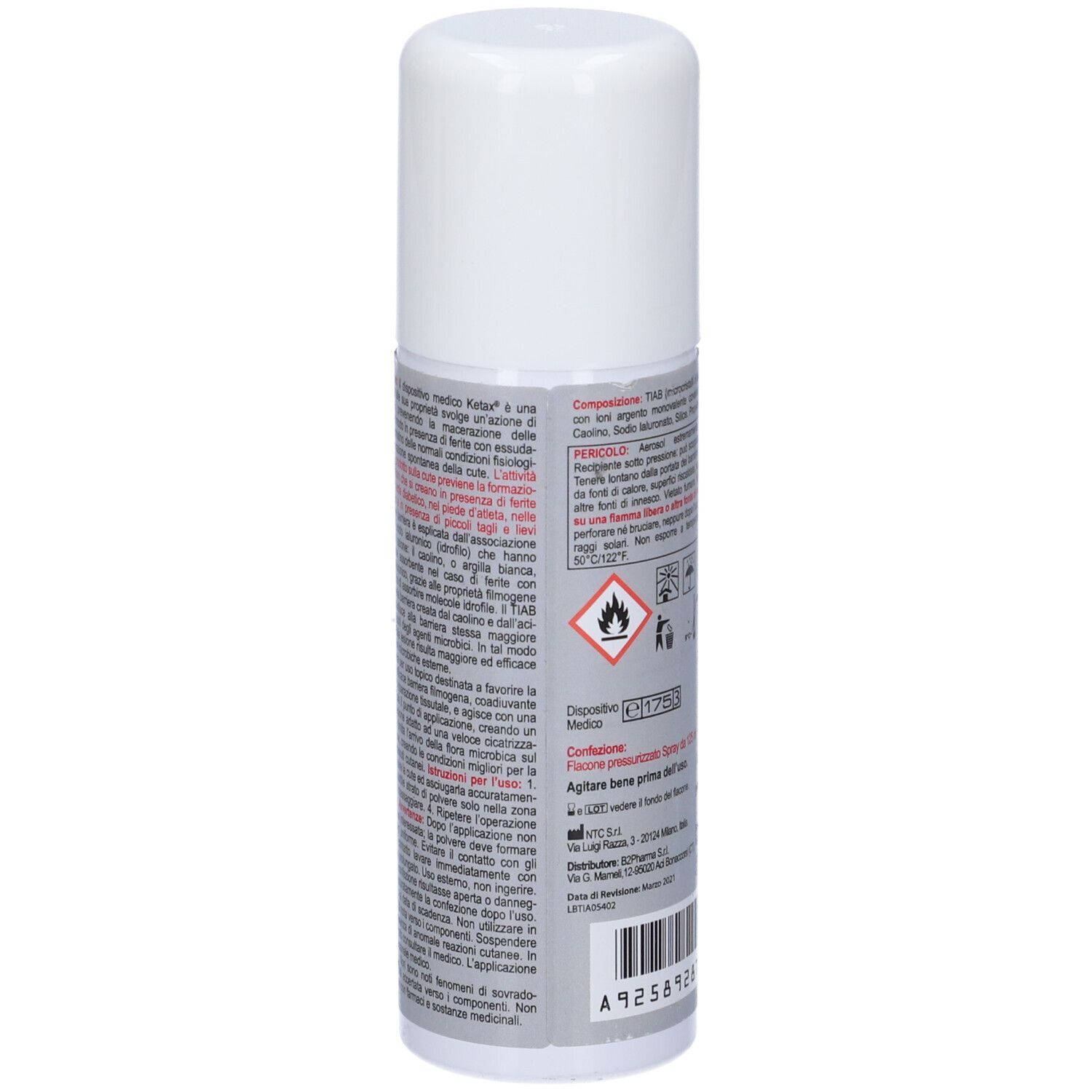 Ketax Polvere Spray 125 Ml